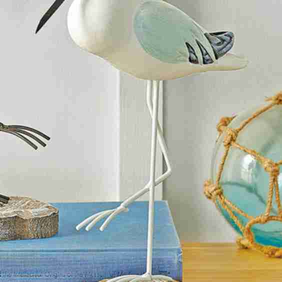 Seagull Breeze Wood Figurine
