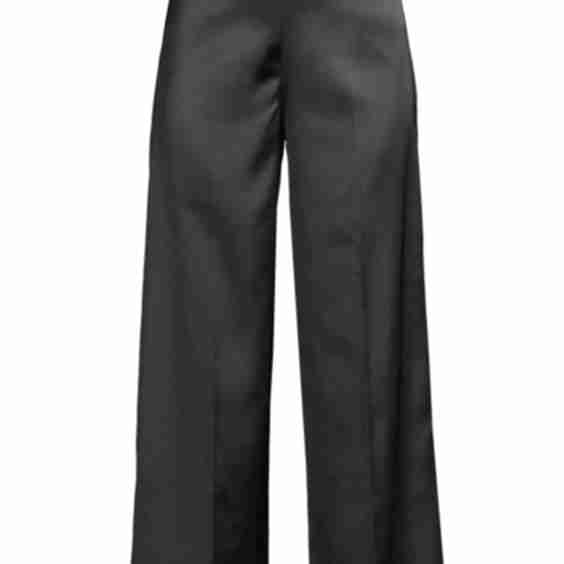 Alex Satin Wide-Leg Pants