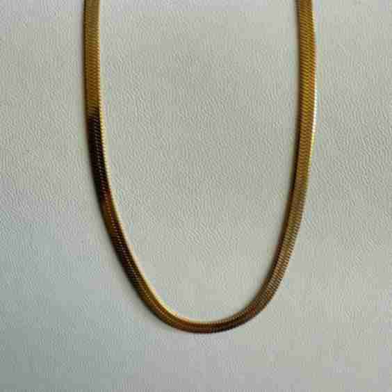 3mm Filled Herringbone Necklace