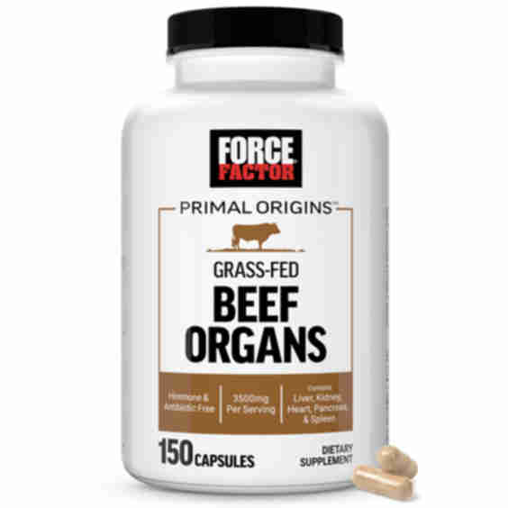 Primal Origins Beef Organs Supplement 150 Capsules