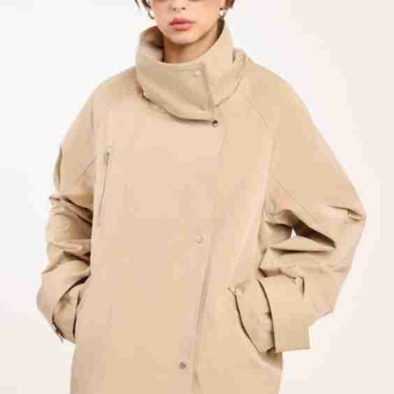 Ady Funnel Neck Trench Coat