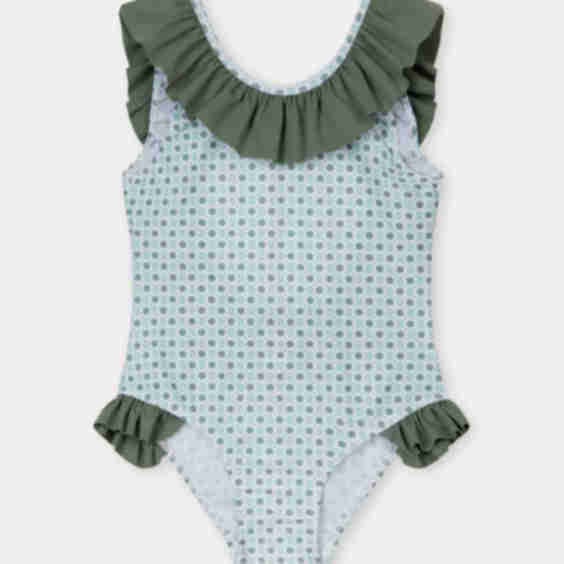 Floral Ruffle Swimsuit