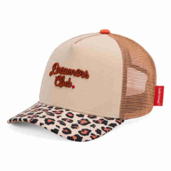 Trucker Leopard Curved Visor Cap