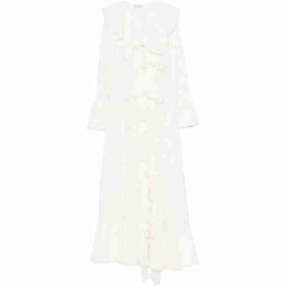 Flower Lace Asymmetric Dress