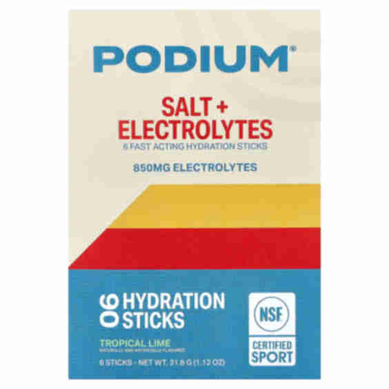 Salt Electrolytes Hydration Sticks Tropical Lime