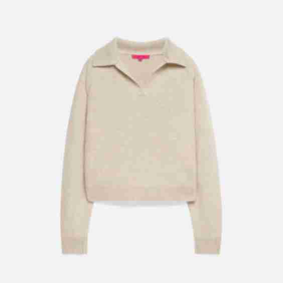 Henley Cashmere Sweater