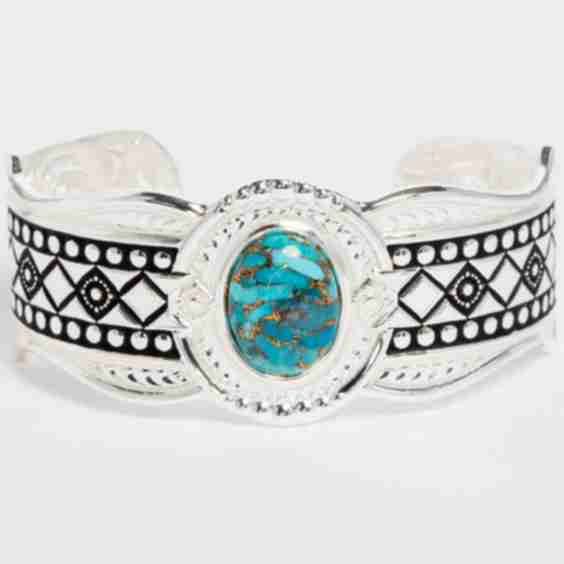 Phases of The World Cuff Bracelet
