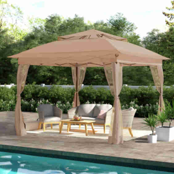 11 X 11 Ft Pop Up Instant Soft Gazebo
