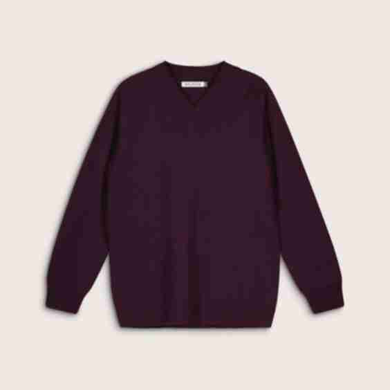 Jennifer V-Neck Merino Wool Jumper