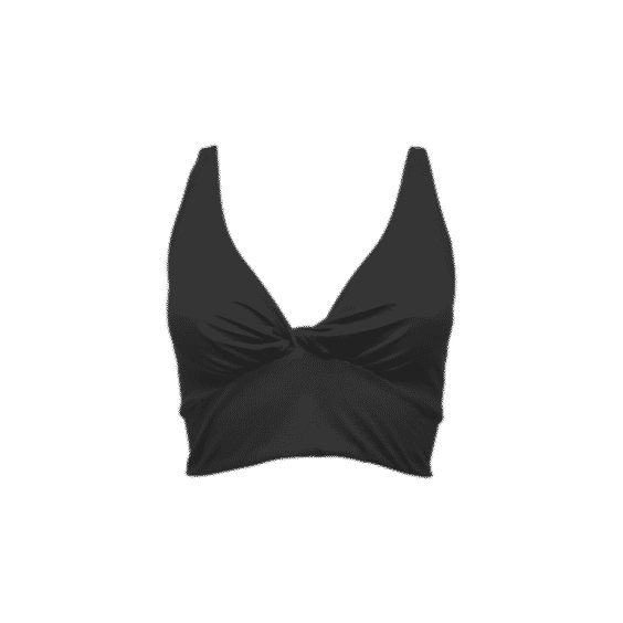 Ada Organic Cotton Twist Around Sports Bra