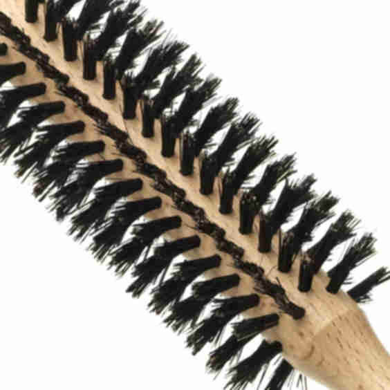 Brushes Perfect for-Small Natural Bristle Radial Brush Pf04
