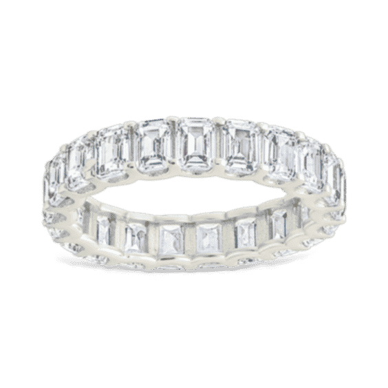 Sterling Silver Rio Baguette CZ Ring