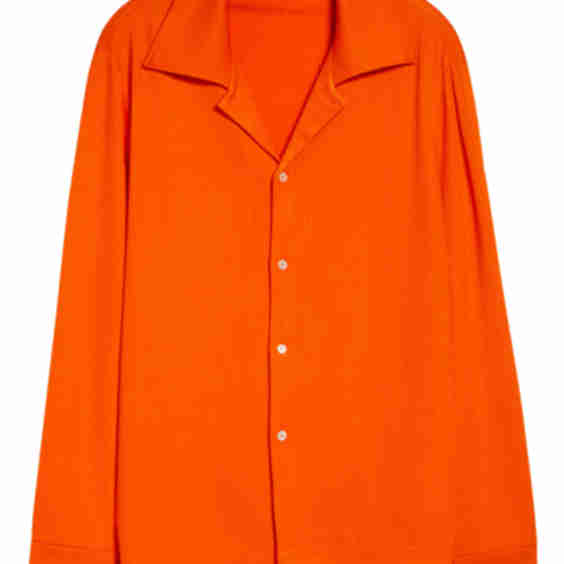 Darian Notch Collar Rib Button-Up Shirt