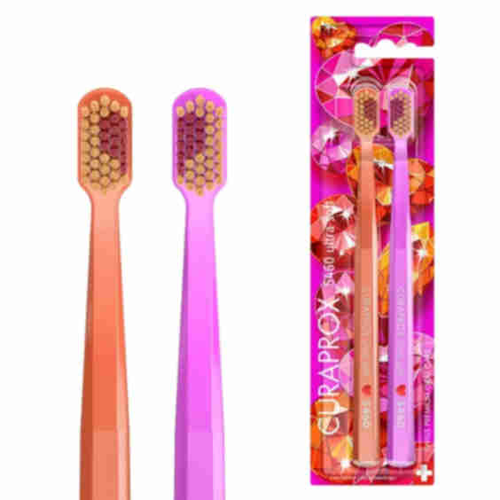 Curaprox x Kia Schwaninger CS5460 Love Toothbrush (Double Pack)