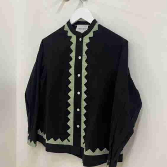 Alpha Buttondown Top