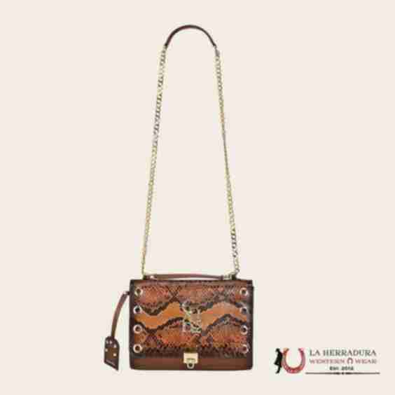 Cuadra Piton Belly Monaco Miel Cross Body Du505
