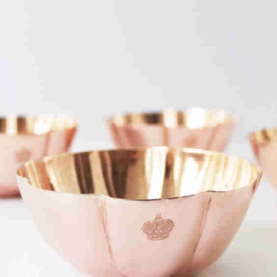 Vintage Inspired Fluted Bowl Set