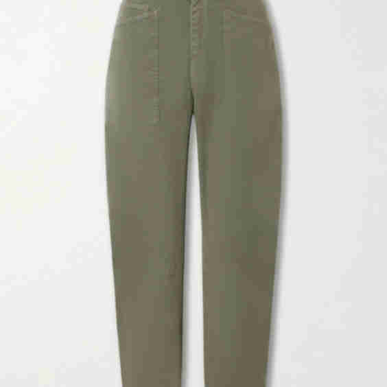 Shon Cotton-Blend Twill Tapered Pants