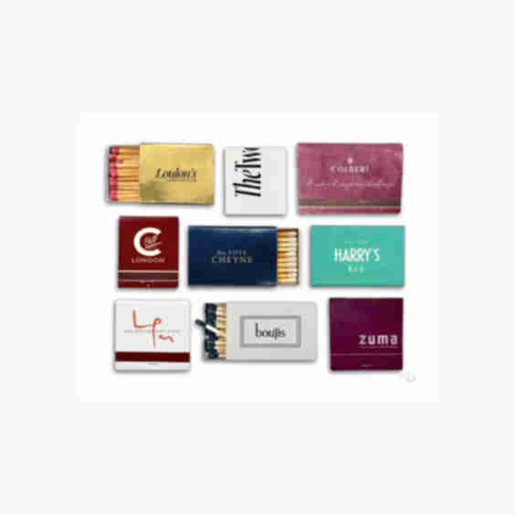 London Matchbook Print