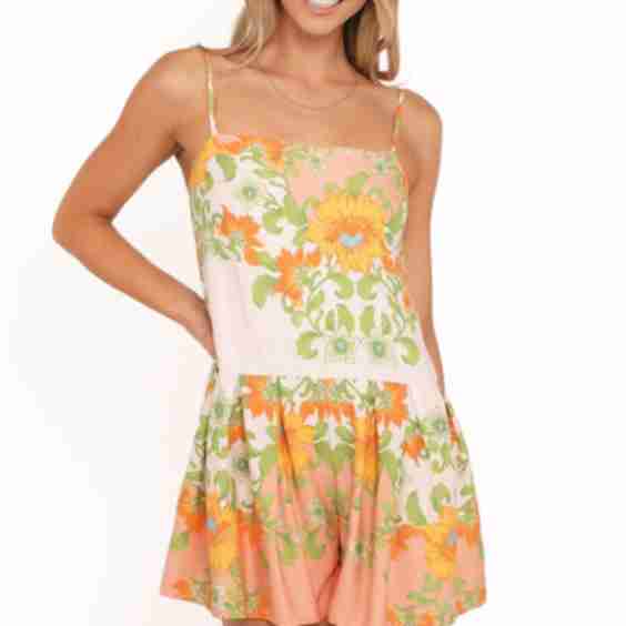 Spring Floral Romper