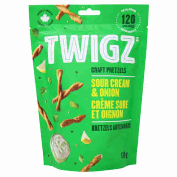 Baked Craft Pretzels Sour Cream & Onion Snack