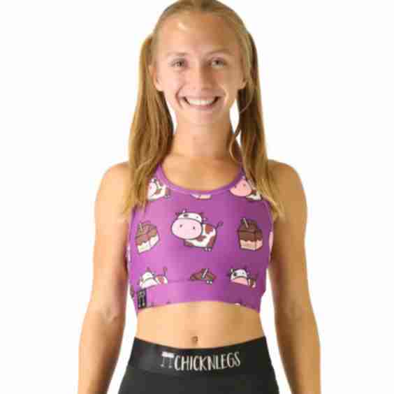Choccy Cows OG Sports Bra