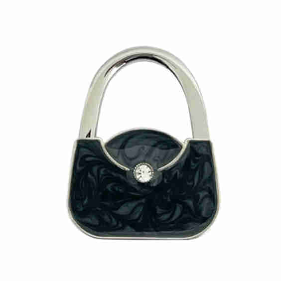 Stylish Purse Hook Hanger, Foldable Handbag Table Hanger