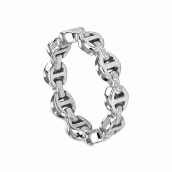 18K Heritage Diamond Micro Dame III Ring