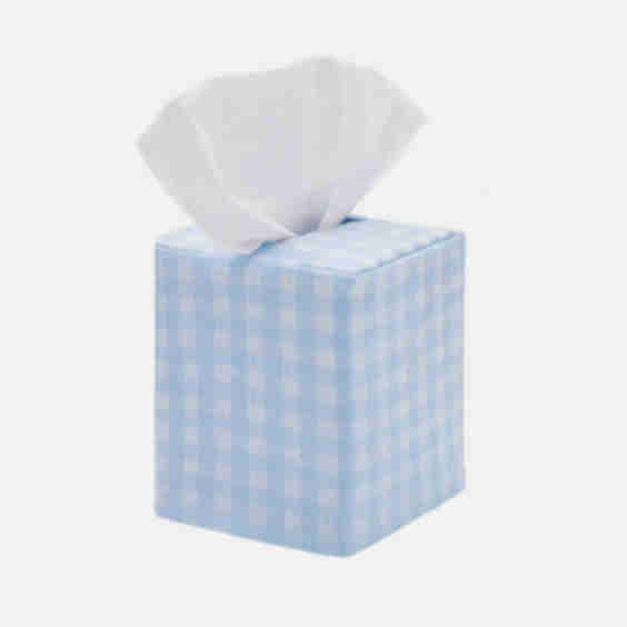 Mini Gingham Tissue Box Cover