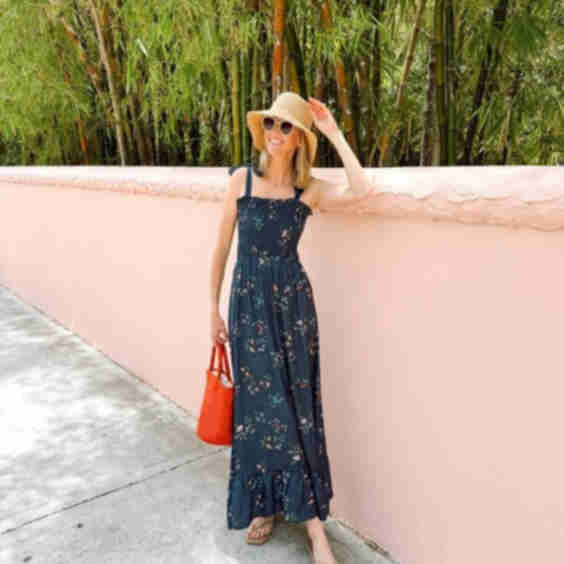 The Silky Luxe Smocked Maxi Dress