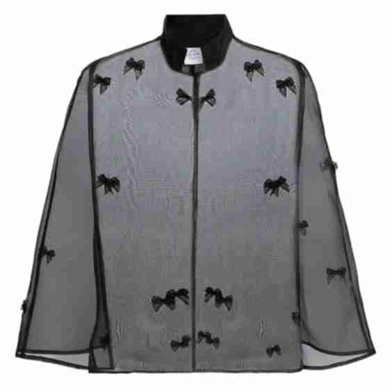Silk Organza Cape