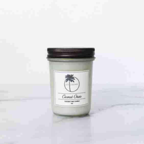 Coconut Oasis Scent Coconut Wax Candle