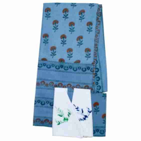 Marigold Silk-Cotton Tablecloth