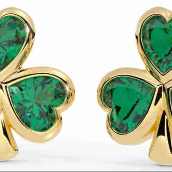 Shamrock Stud Earrings