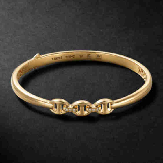 Sirkel 18 Karat Gold Diamond Bracelet