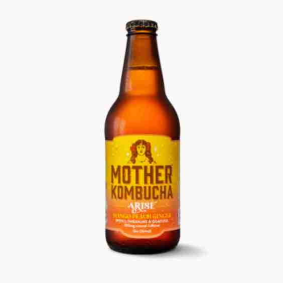 Arise Peach Mango Ginger Kombucha