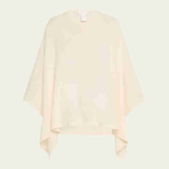 Cashmere Handkerchief Poncho