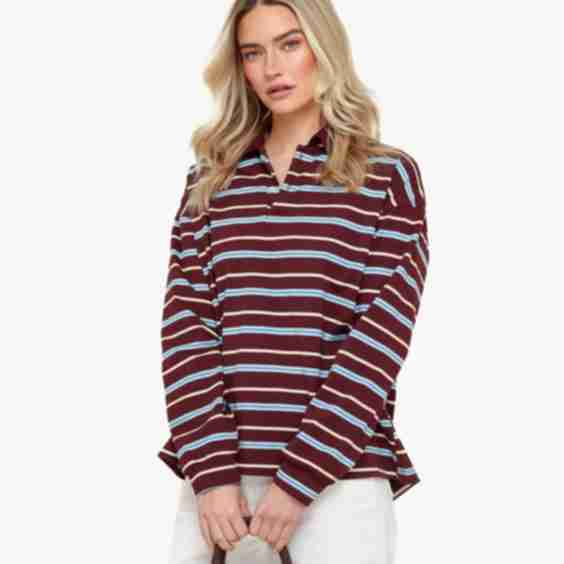 Striped Collar - T-Shirt