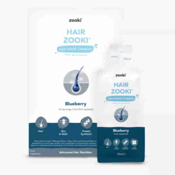 Hair Zooki Blueberry Food Supplement 14 Sachets