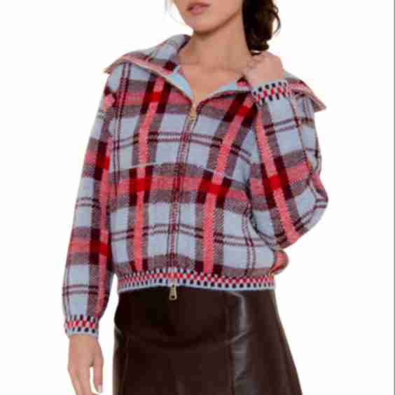 Cambridge Checkered Zip-Up Jacket