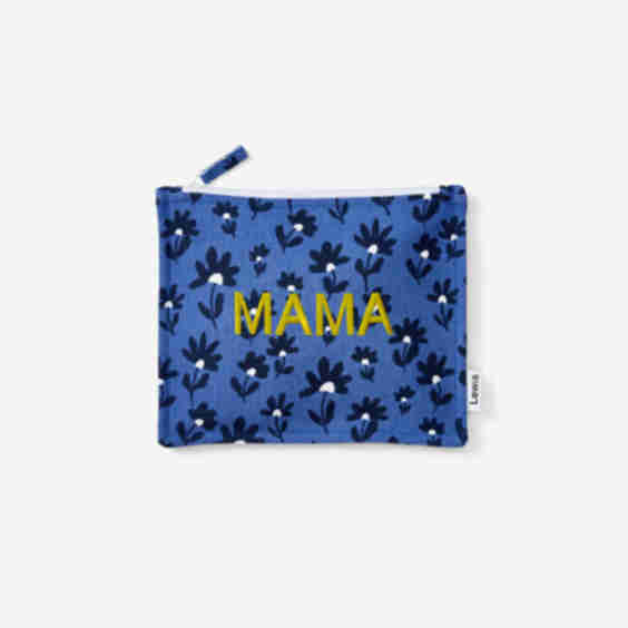 Zip Pouch Mama Flower Field