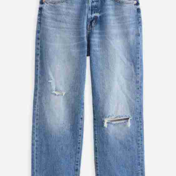 Cassie Super High Rise Straight Crop Jeans