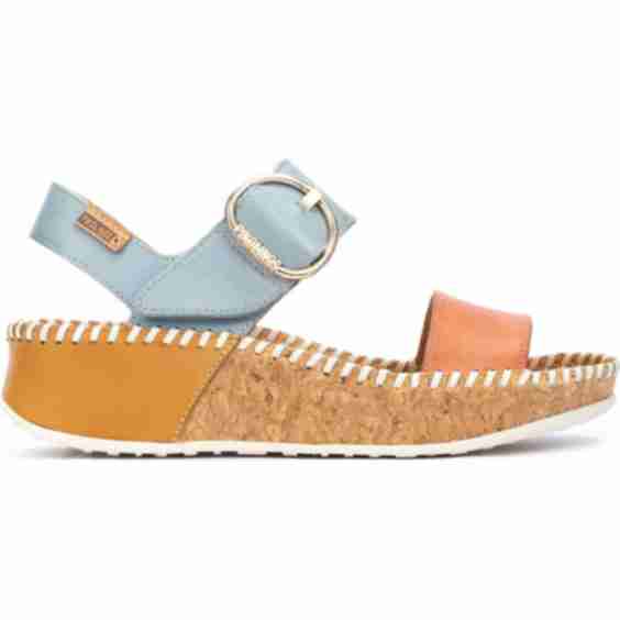 Marina Wedge Sandals with Hook and Loop Closure