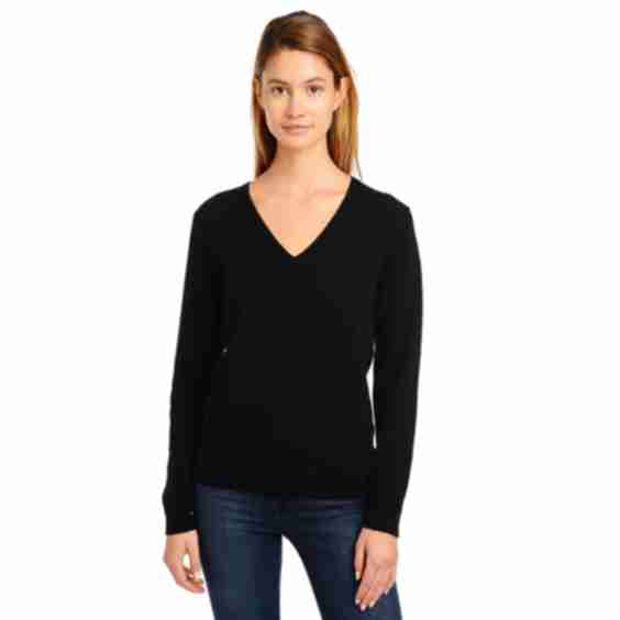 Cashmere V-Neck Willow Sweater