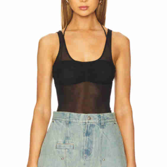 Bikini Mesh Top