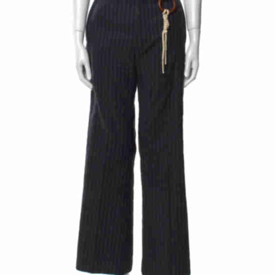 Wool Wide Leg Pants