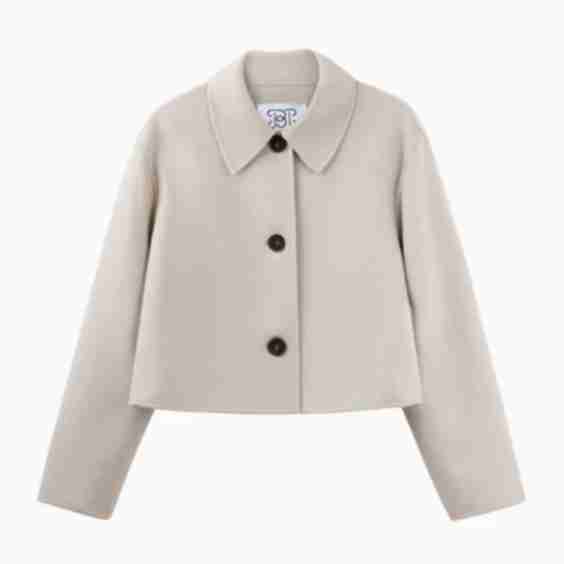 Cashmere Cropped Coat 