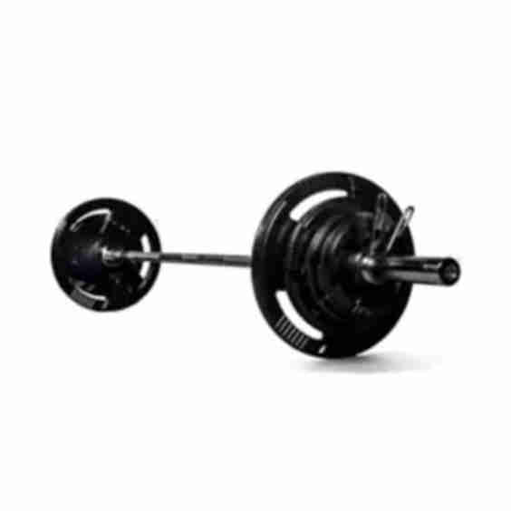 Marcy 100Kg Eco Weight Plate Set with 7 Ft Olympic Bar