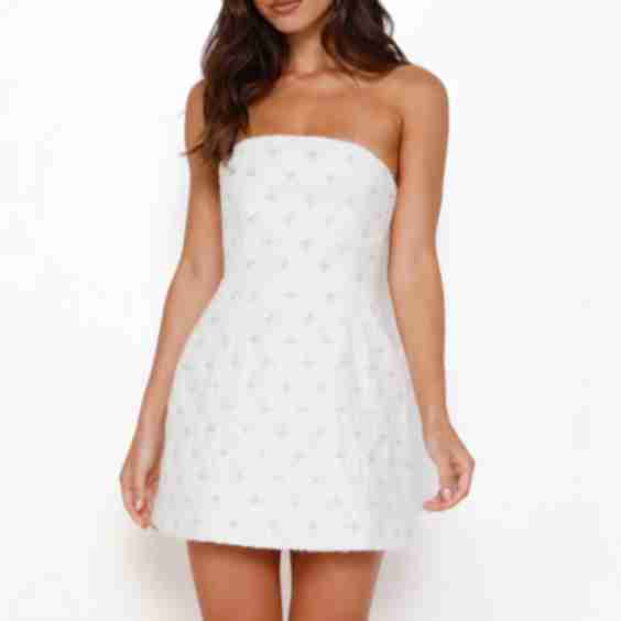 Palace Promenade Strapless Mini Dress