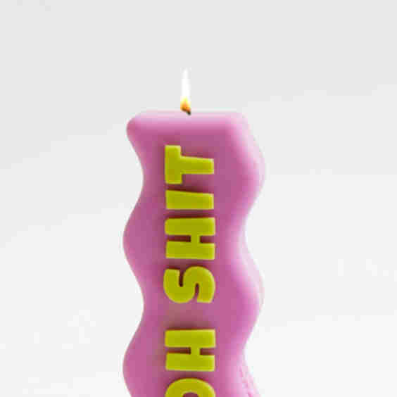 Oh Shit Candle